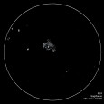 This was my first attempt to sketch an astronomical object.  It created it on August 9, 2004 by simply by sketching what you see in a telescope eyepiece.  Astronomers used this practice for thousands<div class="blog-buttons"><a href="http://johnkinane.com/my-first-astronomical-sketch/" class="more-link">Read More</a></div>
