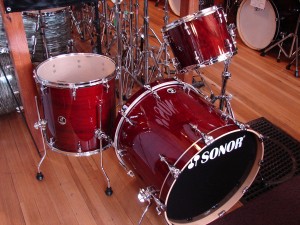 Red Stained Finish